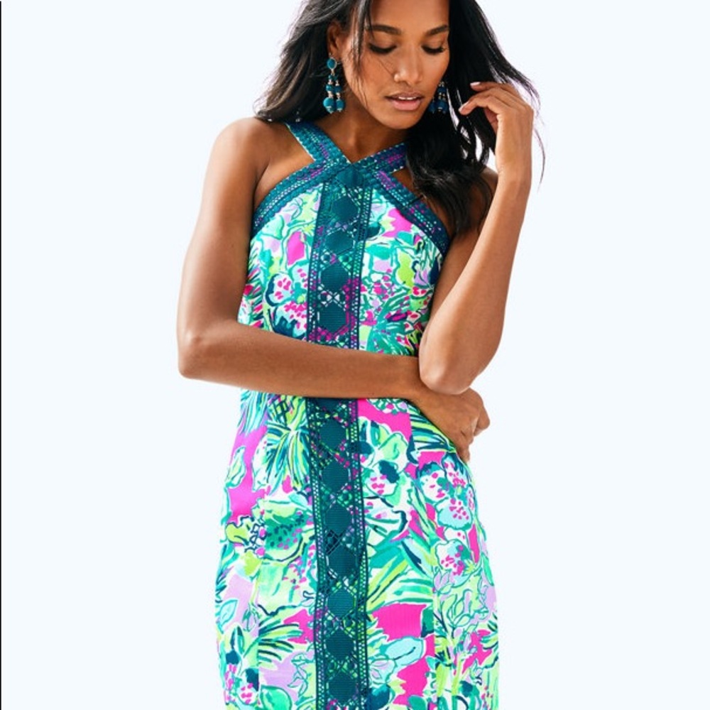 NWT Lilly Pulitzer Vena Stretch Shift Dress